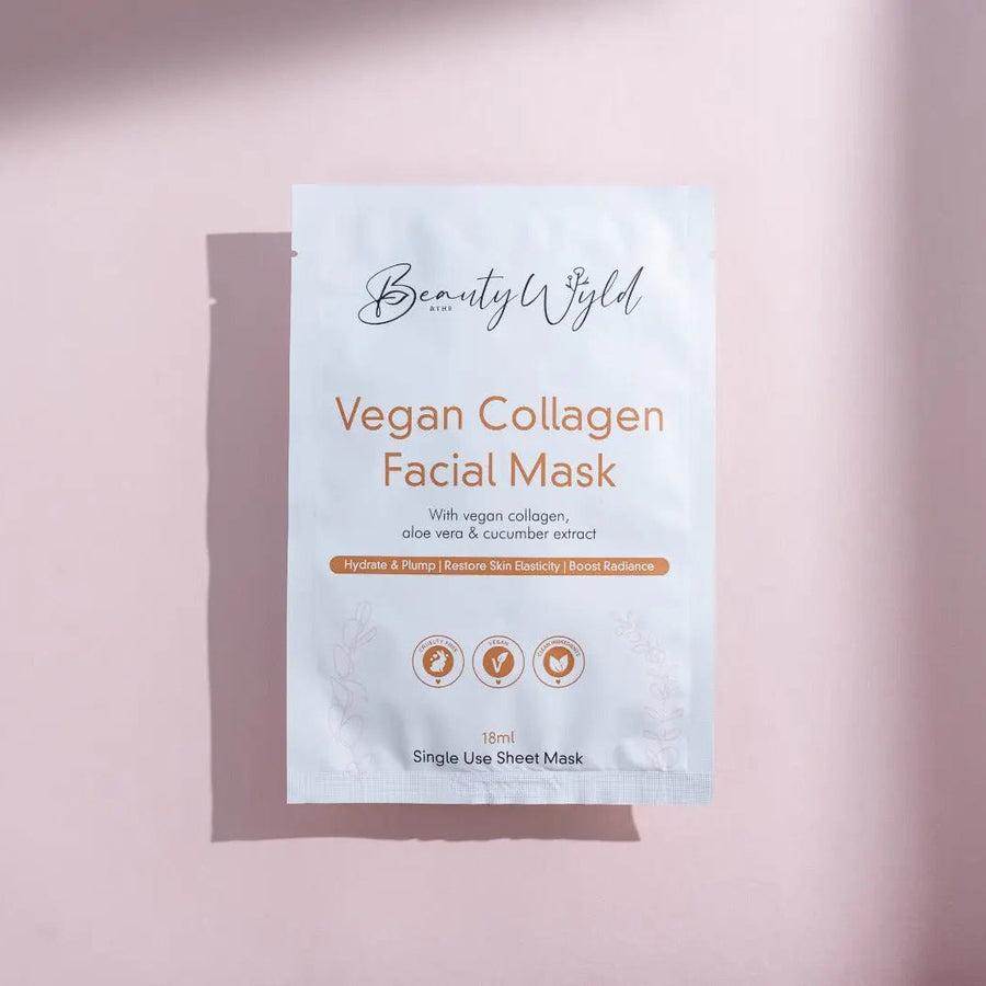 Raw Beauty Lab vegan collagen face mask product view