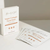 Raw Beauty Lab Vegan Collagen Face Masks 4 Pack box