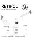 Real Beauty London Retinol 0.3% PM Serum evening skincare guide