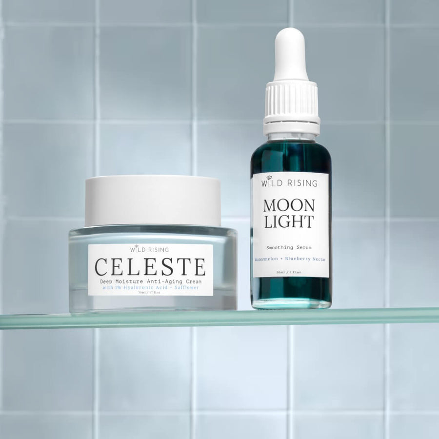 Miracle Moisture Duo with Moonlight Face Oil & Celeste Hyaluronic Cream