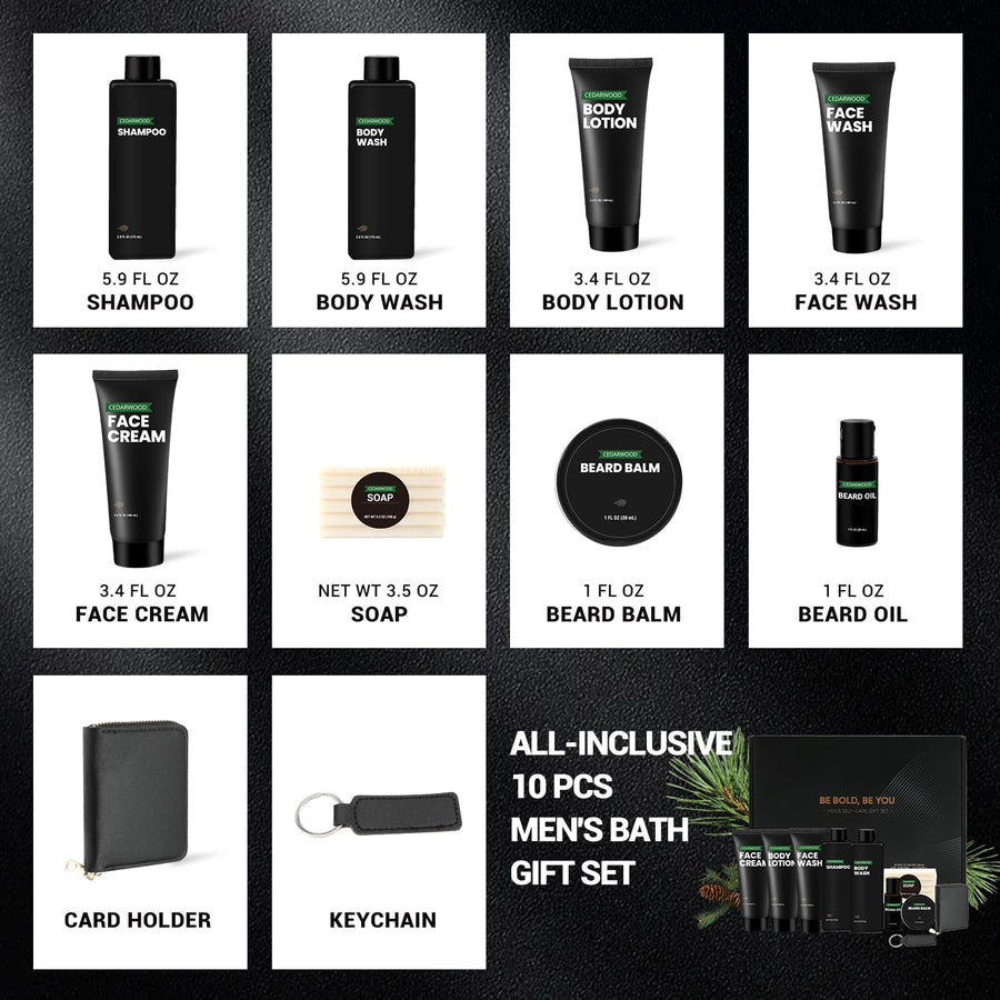 Rinse & Robust Cedarwood Beard Kit