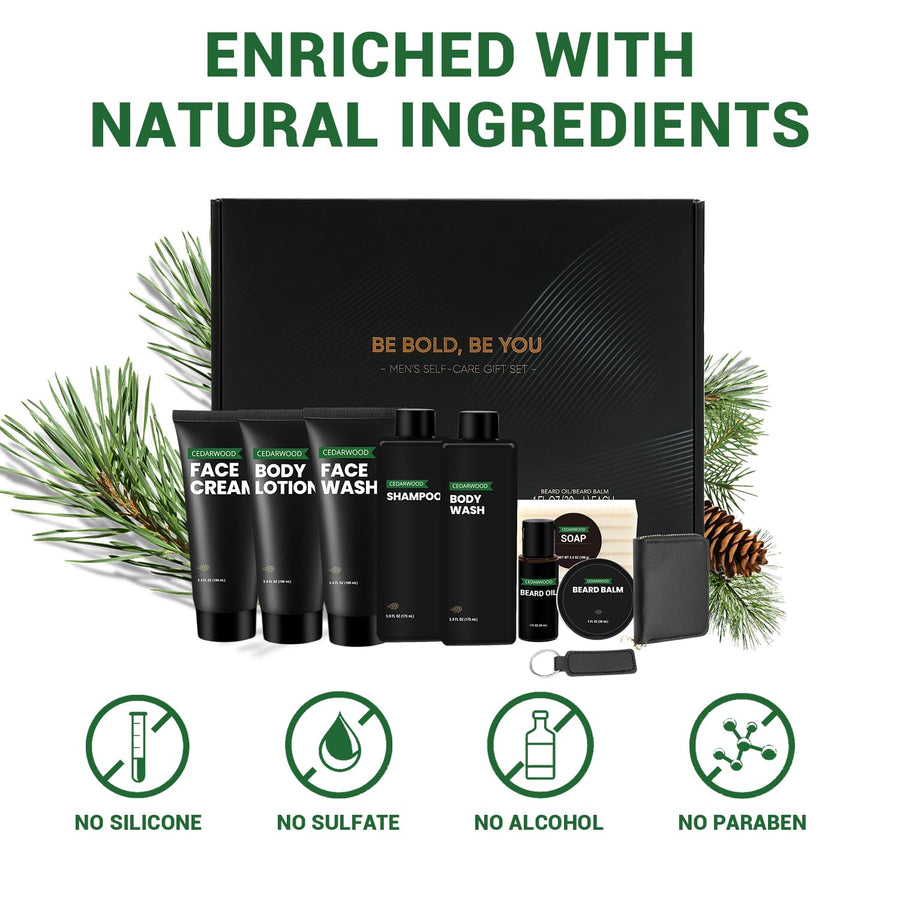 Rinse & Robust Cedarwood Beard Kit
