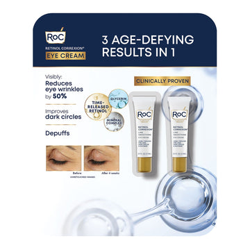 RoC Retinol Correxion Eye Cream Duo 2 x 0.5oz