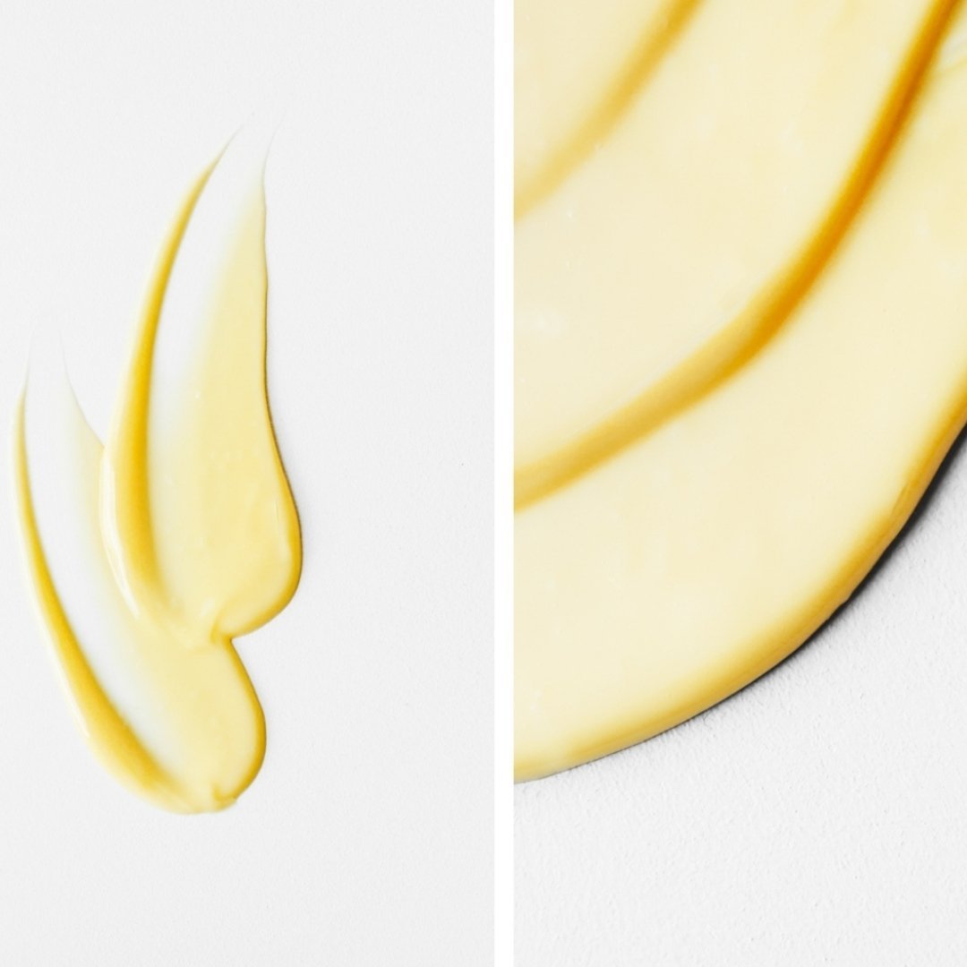 Black jar of Ministerstwo face cream on a white background