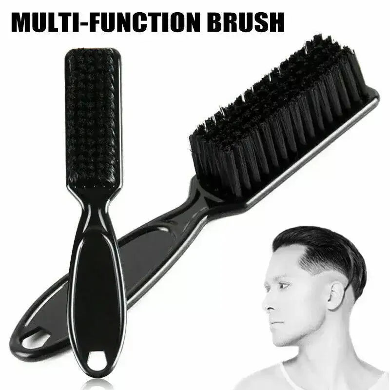 Serrated Barber Skin Fade Brush With Soft Bristle Serrated