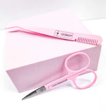 Lash Ribbons® Pink Lash Applicator & Matching Scissors – product view 1