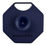 ScrubMeFace Breathtaking Blue silicone facial cleansing brush front view