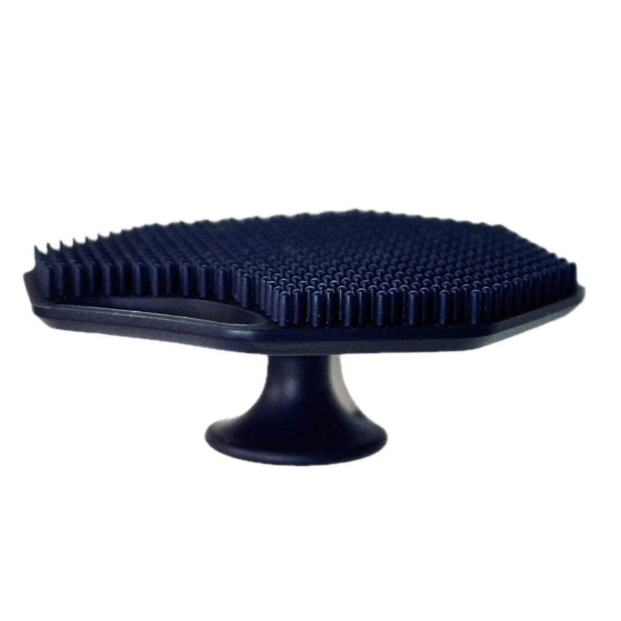 ScrubMeFace Breathtaking Blue facial cleansing brush side profile