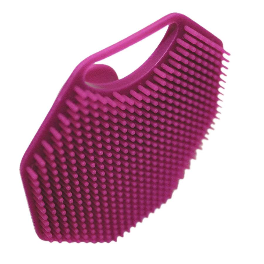 ScrubMeFace Passionate Purple silicone bristles close-up