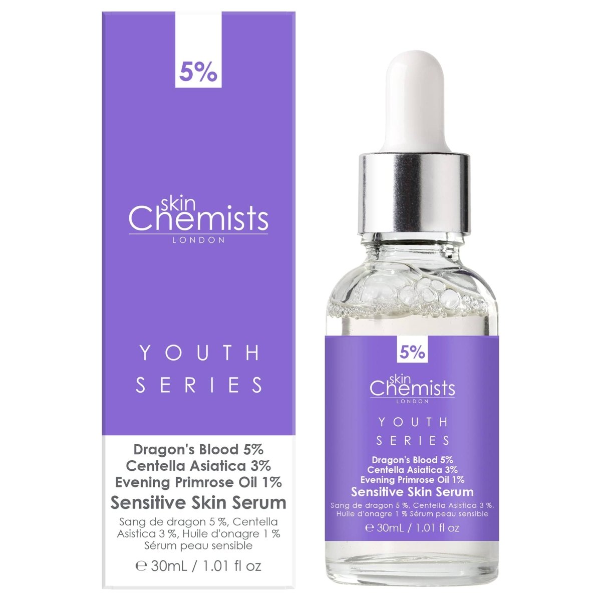 Skin Chemists Sensitive Skin Serum – Calm & Repair 30ml
