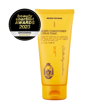 Seven Potions beard conditioner for softer facial hair