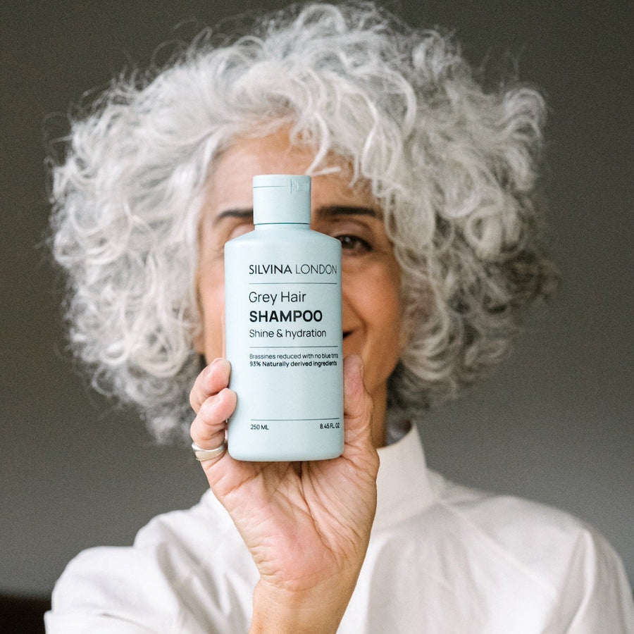 Silvina London The Grey Hair Shampoo bottle