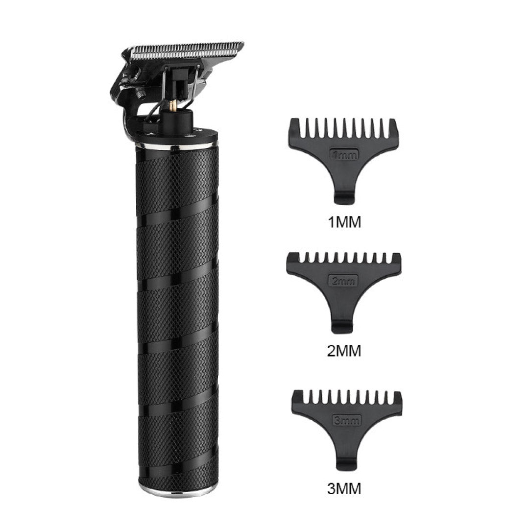 Skeleton Hair & Beard Trimmer - Knurled Black