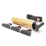 Skeleton Hair & Beard Trimmer – Knurled Gold