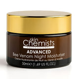skinChemists Pro-5 Collagen Bee Venom Night Moisturiser cream and box
