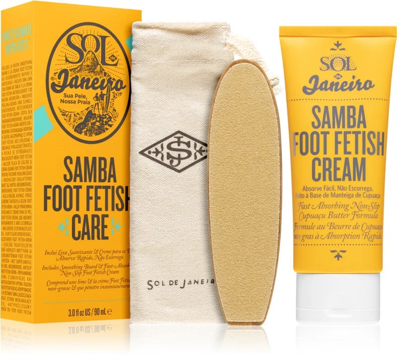 Sol de Janeiro Samba Foot Fetish Care 90ml with Smoothing Board