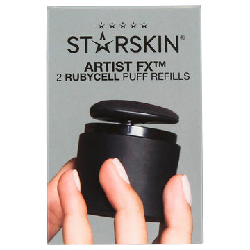 STARSKIN Artist FX Rubycell Puff refill pack of two
