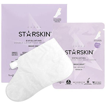 STARSKIN Magic Hour exfoliating foot mask socks