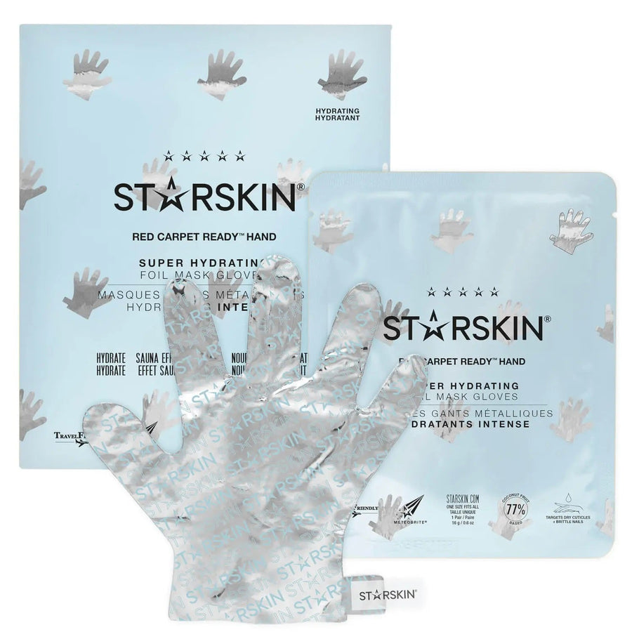 STARSKIN Red Carpet Ready Hand Foil Mask Gloves