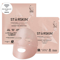STARSKIN SILKMUD Pink French Clay Sheet Mask