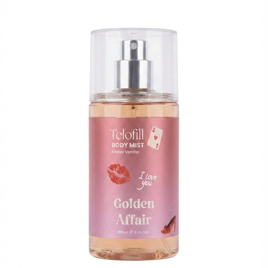 Telofill Golden Affair Body Mist Travel Size 100ml