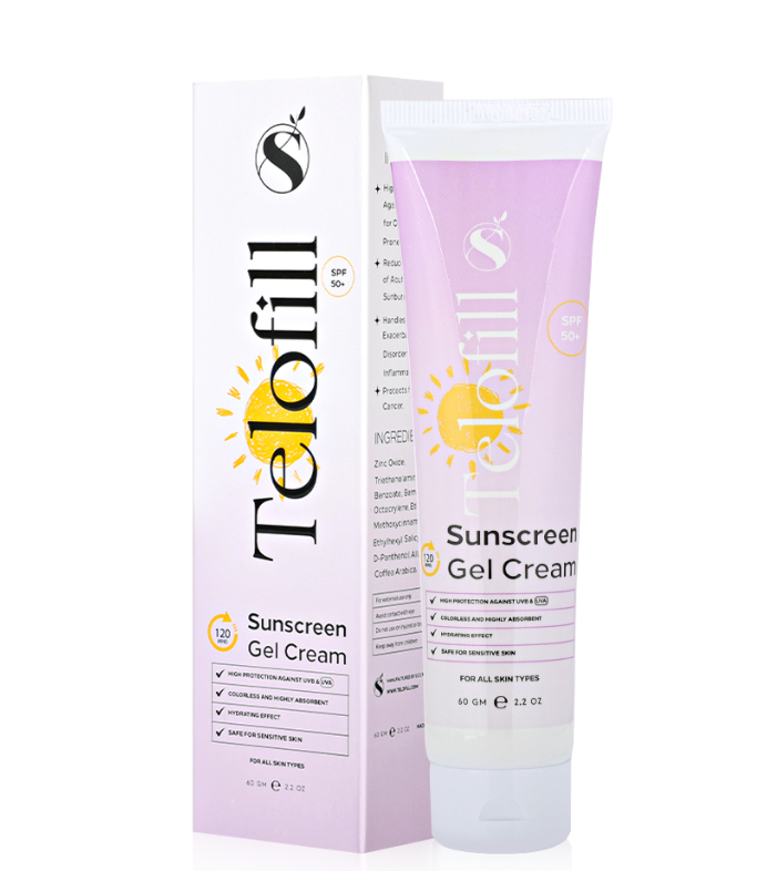 Telofill Sunscreen Gel Cream SPF 50+ 60g