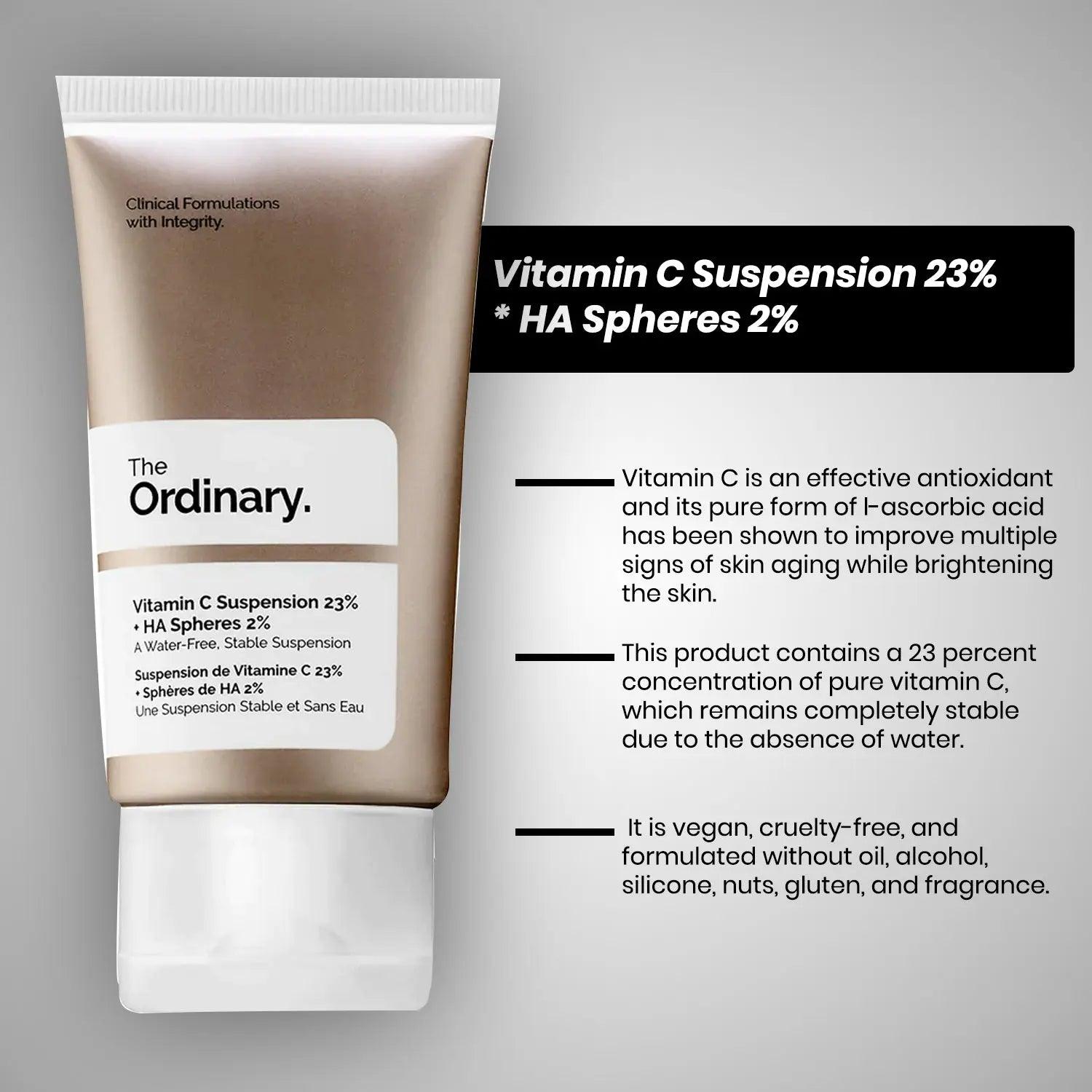 The Ordinary Vitamin C Suspension 23% + HA Spheres 2% 30ml