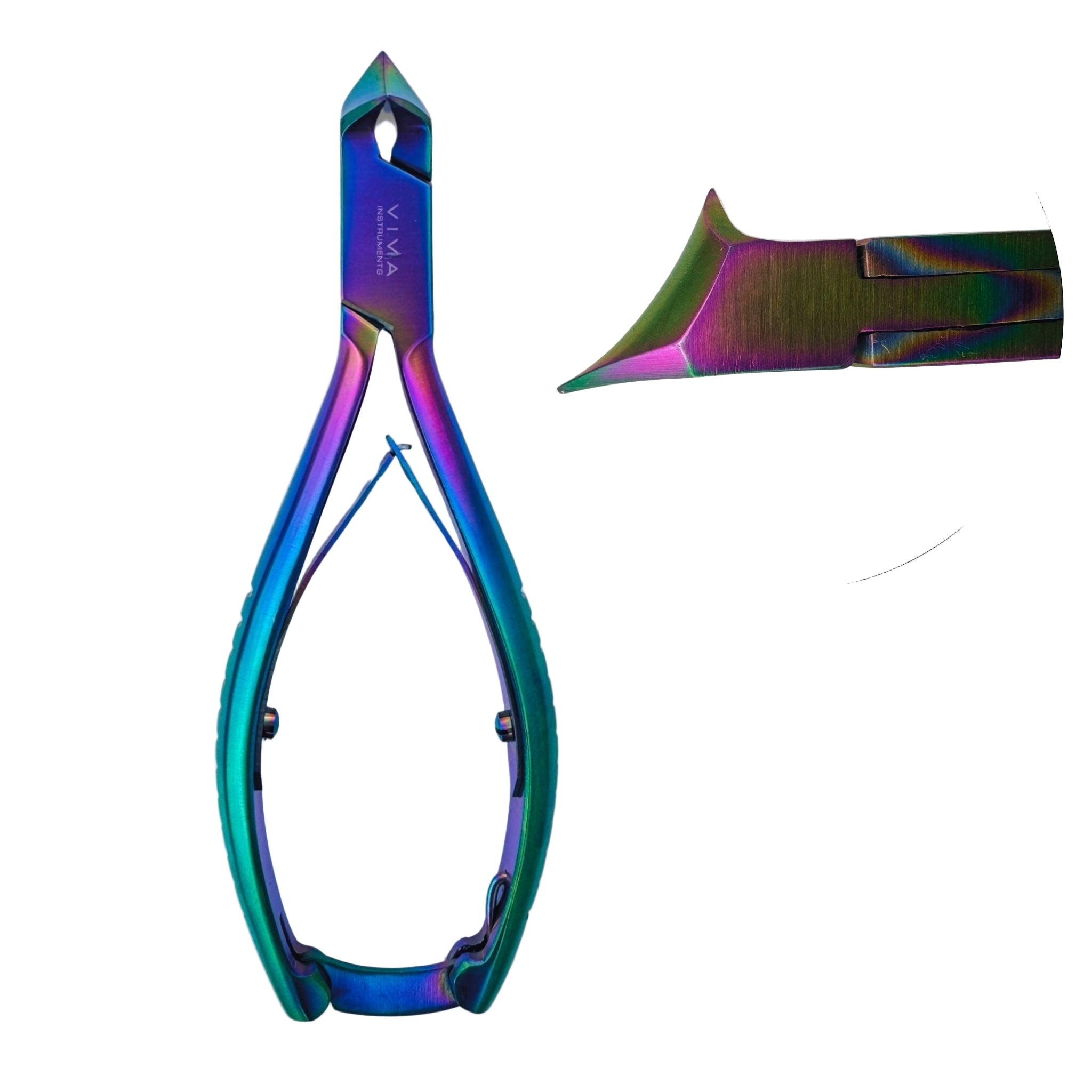 Titanium-Coated Nail Clippers (14cm) – Professional Full Head