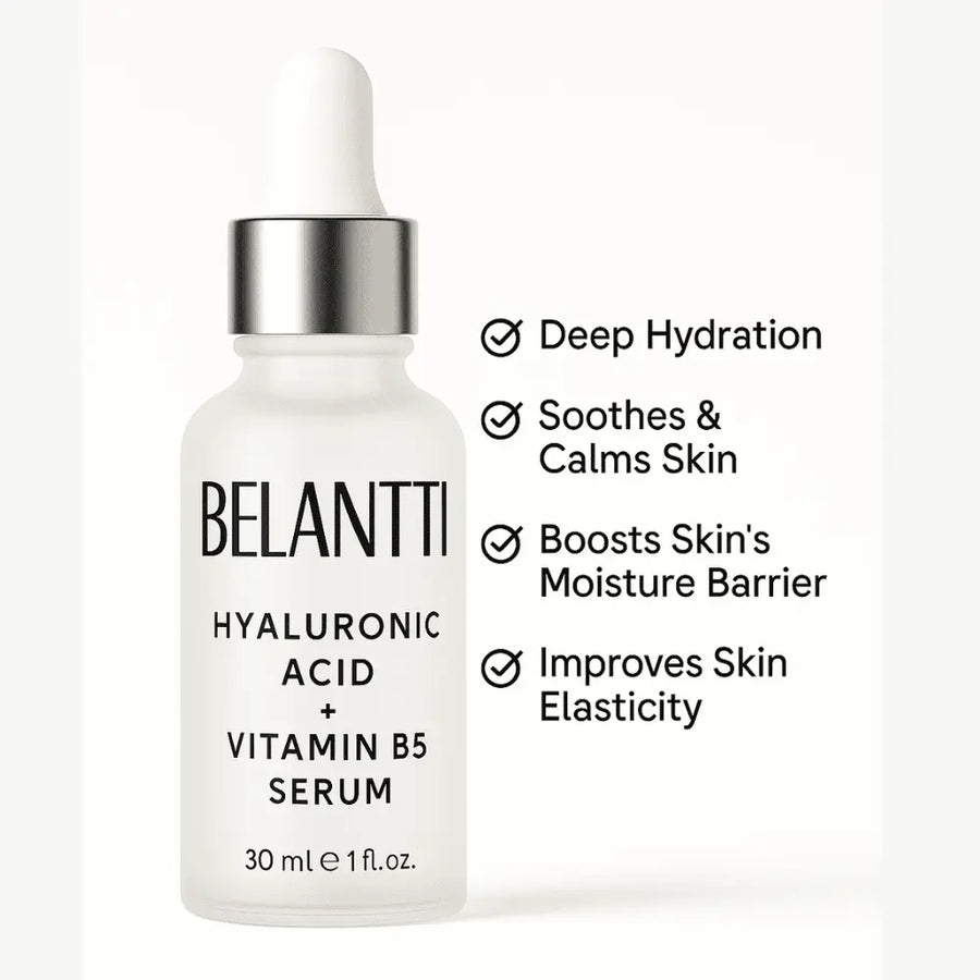 BELANTTI Hyaluronic Acid + Vitamin B5 Serum – 30ml Belantti