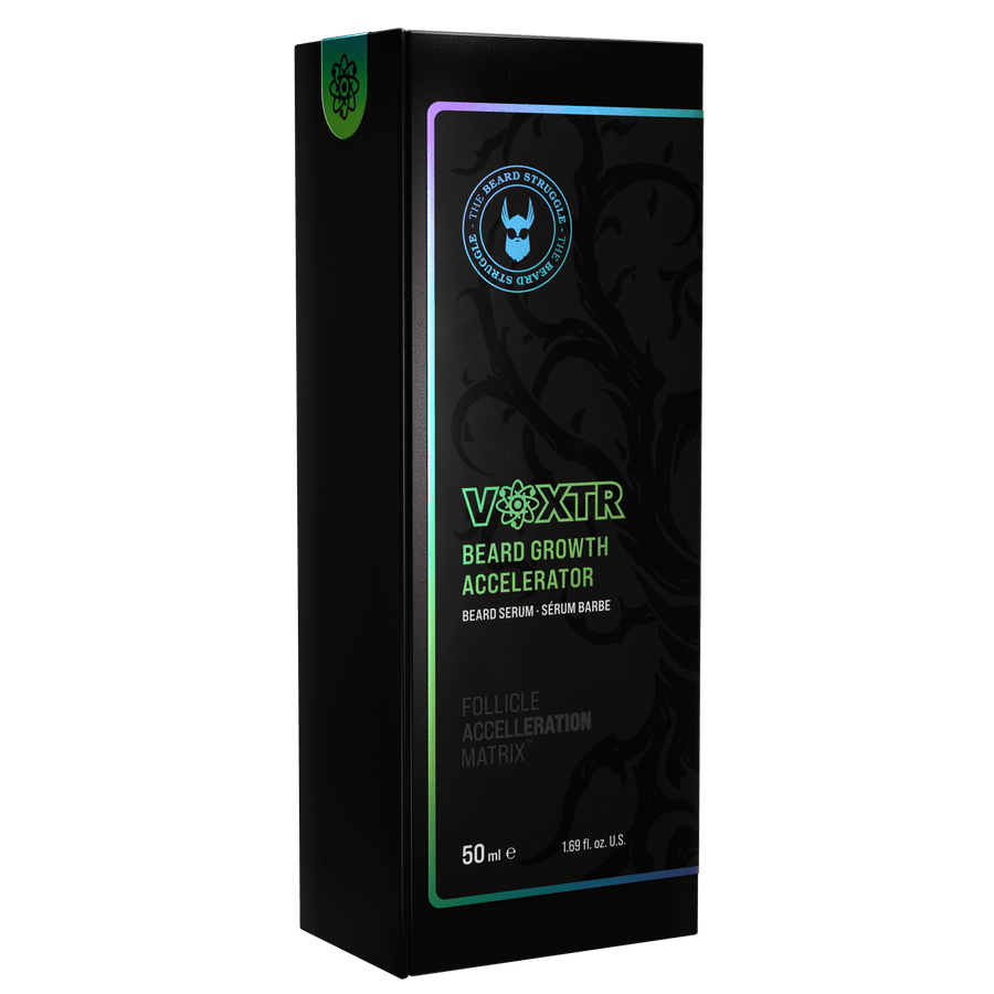 Voxtr Beard Accelerator Conditioning Serum box front