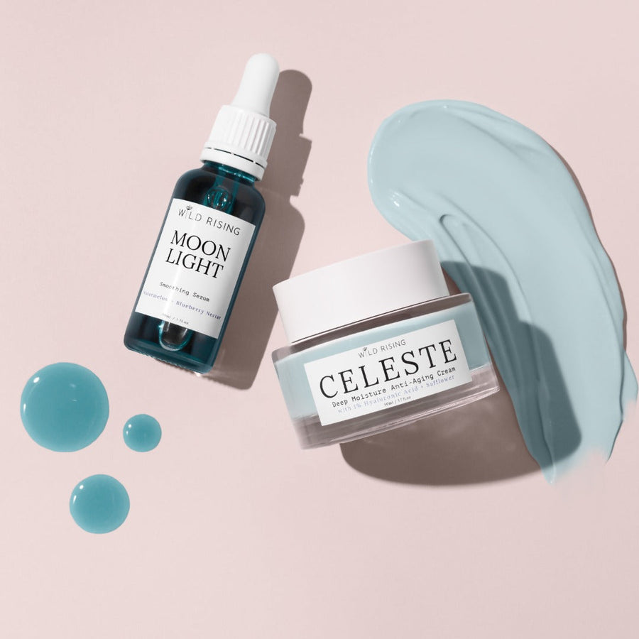 Miracle Moisture Duo with Moonlight Face Oil & Celeste Hyaluronic Cream