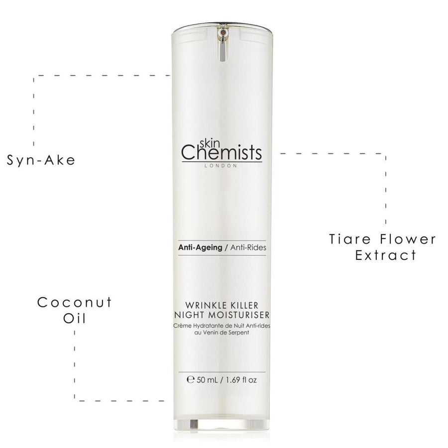 Wrinkle Killer Night Moisturiser 50ml – Anti-Ageing Overnight Treatment